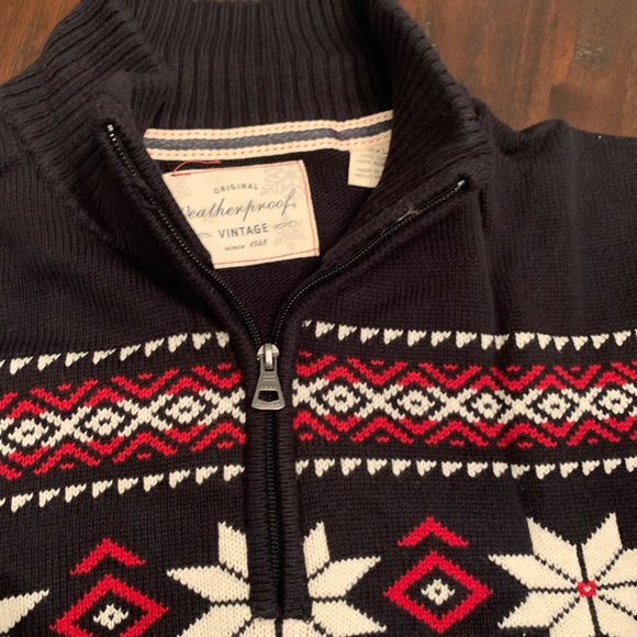 NWT Weatherproof Size XXL Winter Sweater 1/4 zip, nice quality! - Picture 5 of 8
